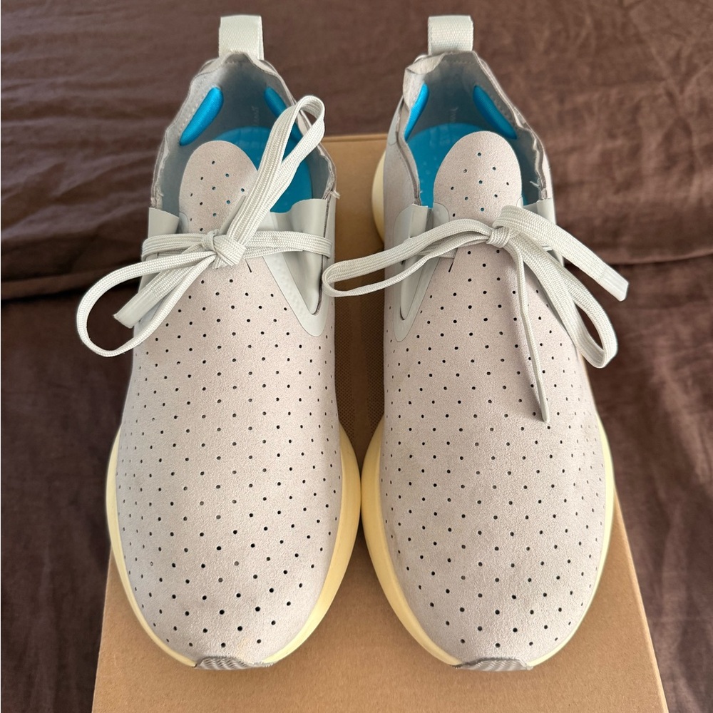 Native Apollo 10 Sneakers in Ghost Gray and Off White